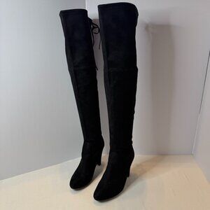 Steve Madden‎ Over The Knee Black Boots Size 8M